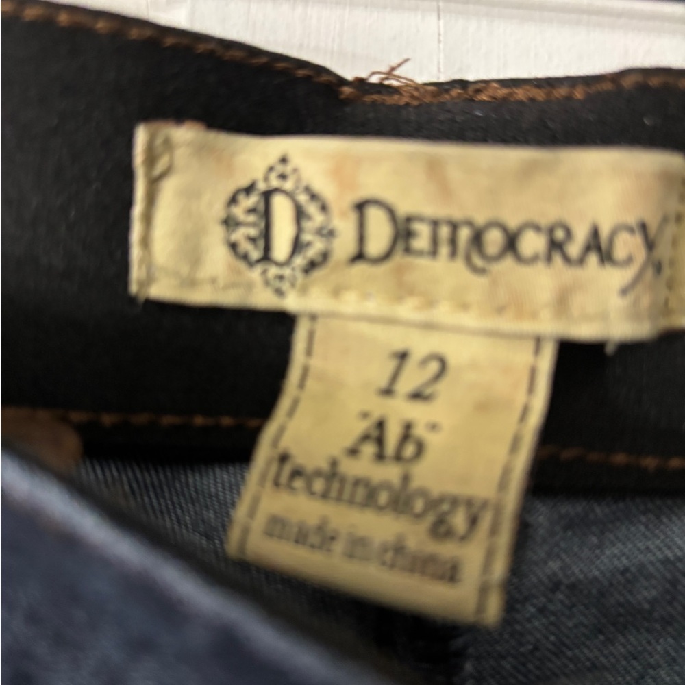 Democracy "Ab" Solution Itty Bitty Bootcut Jeans … - image 4